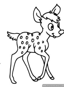 小梅花鹿怎么画