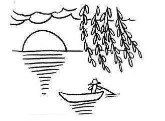 柳树的简笔画怎么画