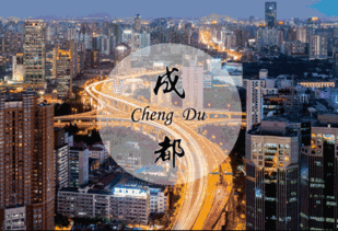 九天开出一成都,万户千门入画图