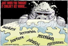 looming danger，looming large