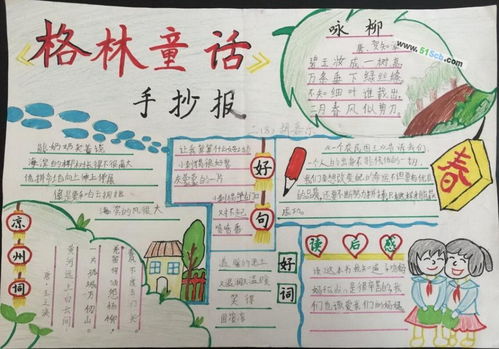童话手抄报内容大全，童话手抄报怎么画