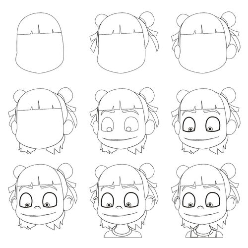 哪吒简笔画 图片，哪吒简笔画视频