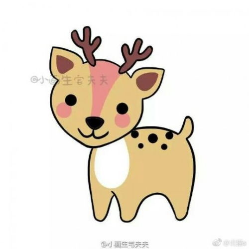 梅花鹿怎么画简单漂亮，梅花鹿怎么画好看