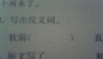 软弱反义词是什么
