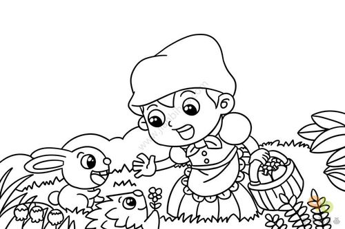 小红帽简笔画怎么画 小红帽的简笔画步骤图解教程