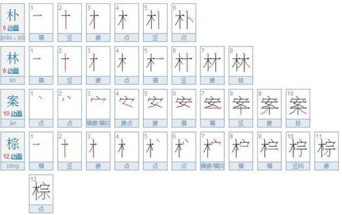 木的笔画顺序，根的笔画