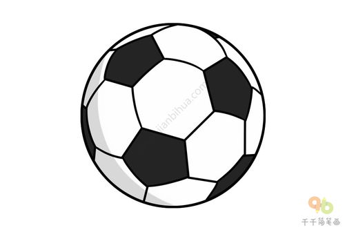 足球网简笔画立体图，足球网简笔画侧面图