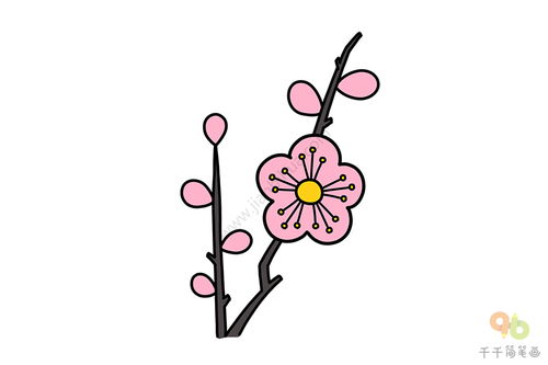 梅花简笔画怎么画 梅花的画法