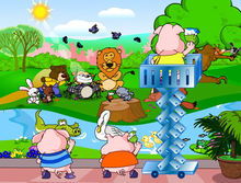 三只小猪盖房子的故事图片