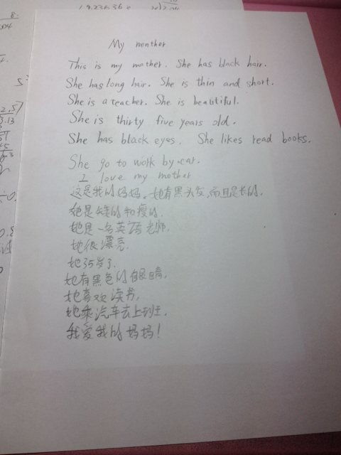 我的妈妈为主题的英语作文10篇