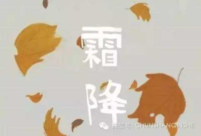 描写霜降的诗句12首