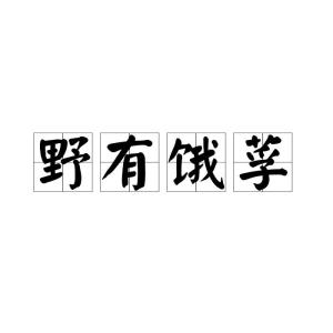 饿殍是什么意思
