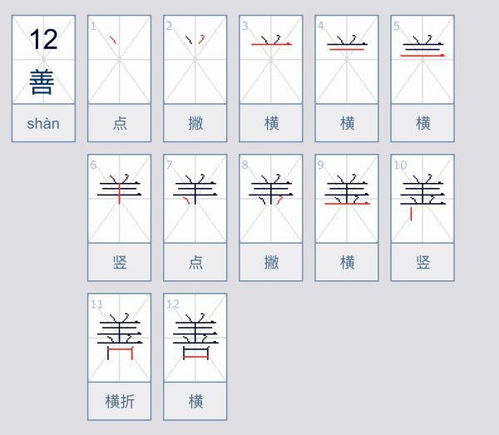善笔顺是什么