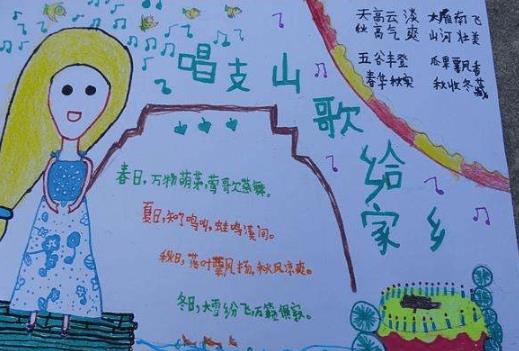 爱家乡主题手抄报内容