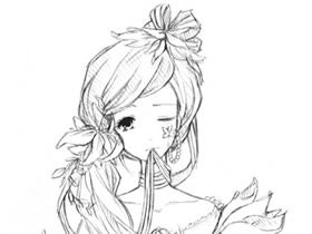 古风插画铅笔画-古风的男生怎么画好看