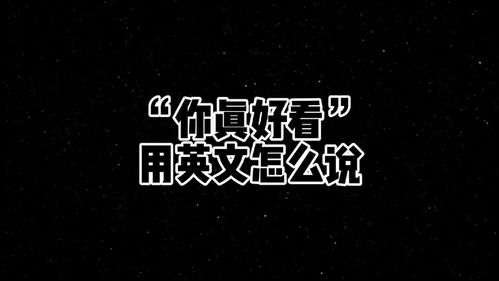 你真漂亮英文翻译，你真漂亮英文歌