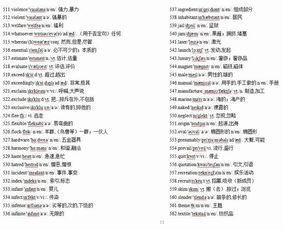 高考英语高频词汇800词电子版，高考英语高频词汇800电子版免费