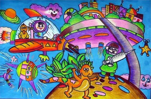 绘画教程:少儿科幻画的艺术性