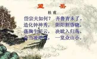 望岳的翻译