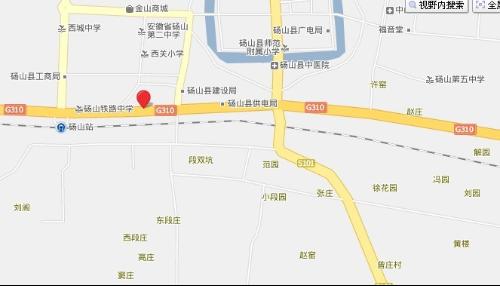砀山到合肥路线地图
