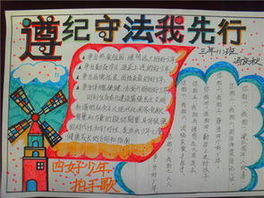 普法宣传手抄报内容