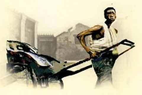 刘四爷出狱后,打了一个什么?