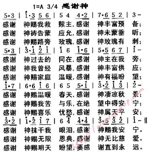 感谢神歌谱，感谢神恩的锦旗用语大全