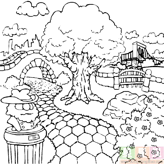 花园的围栏简笔画要怎么画