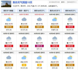 天气预报查询一周15天