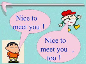 很高兴认识你,用英语怎么说?