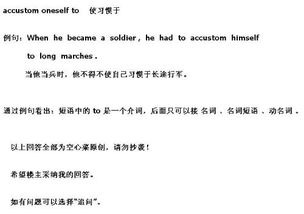 accustomed是什么意思