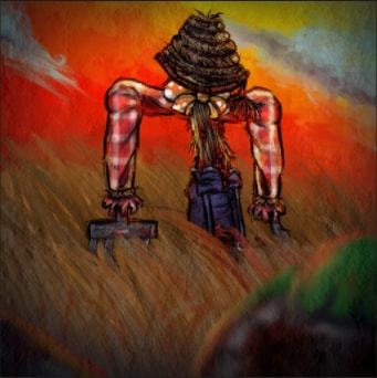 索求智慧的稻草人，索求的拼音