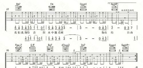 后来的我们吉他谱原版，后来的我们吉他谱指弹