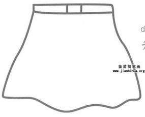 裙子怎么画简笔画