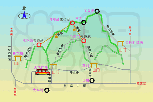 步行上泰山导游词