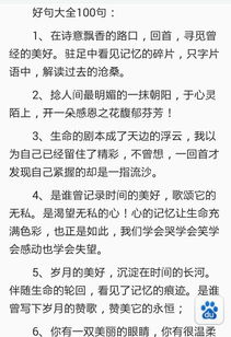 好句有哪些100句