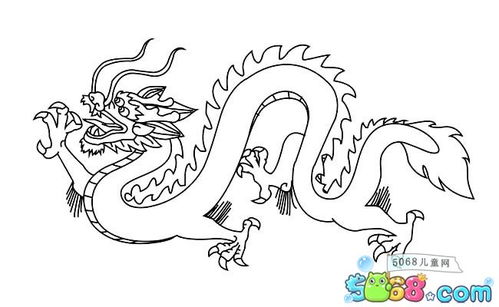 龙怎么画简单又帅气，龙怎么画简单又可爱