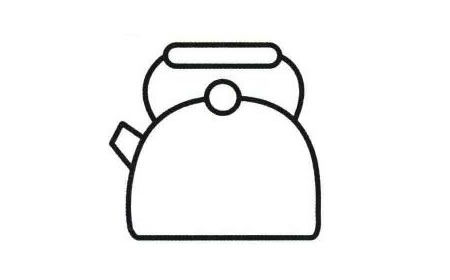 水壶简笔画图片，水壶简笔画简单又漂亮