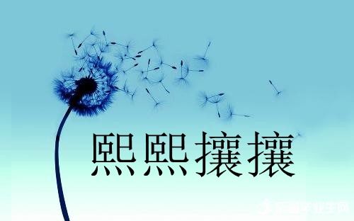 熙熙攘攘近义词