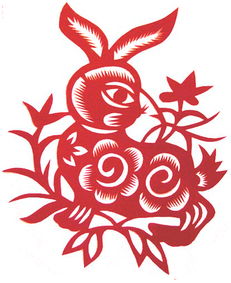 剪纸兔子图案大全，剪纸兔子简单又漂亮