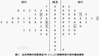 茎叶图怎样读数?
