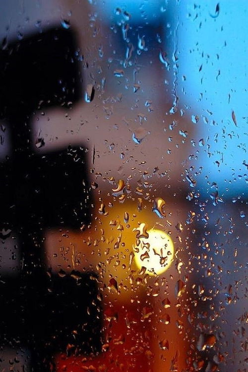 雨滴英语，雨滴滴在雨伞上改为拟人句