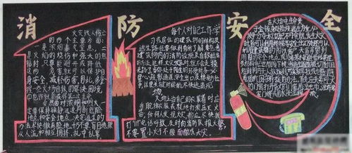 关于防火减灾的黑板报 森林防火黑板报图片素材