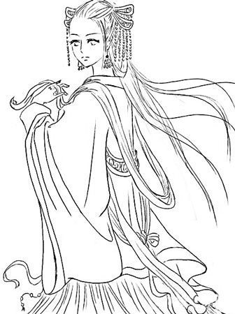 创意古装女孩的画法详细步骤