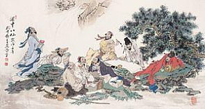 一、“酒中八仙”是指哪八个人?作者是如何抓住特征写他们的醉态的?_百 