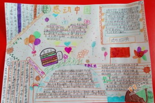 感动中国人物手抄报内容
