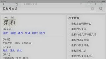 柔和的反义词是什么?