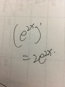 e2x的导数是什么函数，e2x的导数图像
