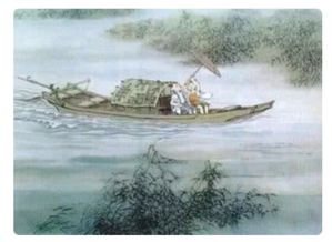 收篙停棹坐船中的读音的意思，收篙停棹坐船中上一句