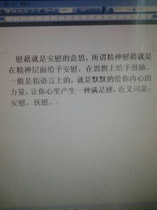 慰藉的近义词是什么?